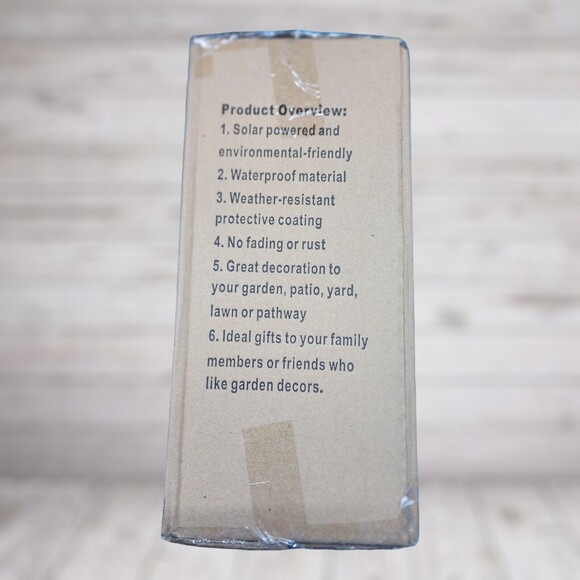 Voveexy Angel Garden Statue, Solar Garden Figurine Lotus Outdoor Decor with Warm - Picture 3 of 6